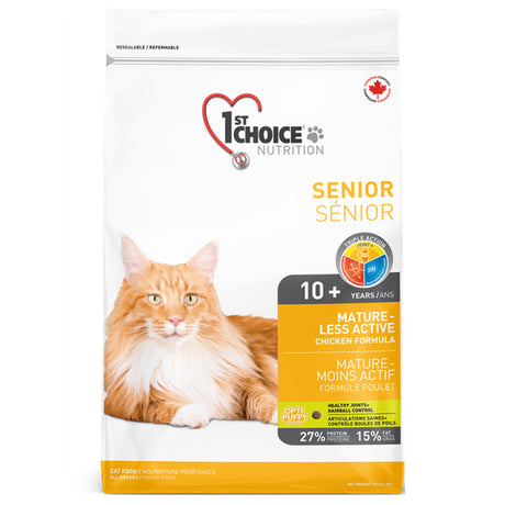 1st Choice nourriture sèche Mature -actif pour chats séniors | 2.72kg