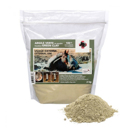 Argile verte en poudre - Usage externe 2kg