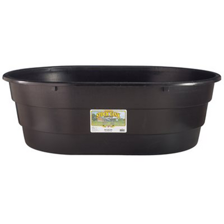 Bac ovale en poly noir (bassin) 40 Gallons