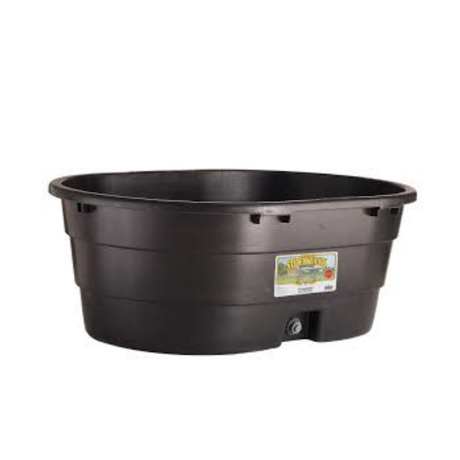 Bac ovale en poly noir (bassin) 75 Gallons