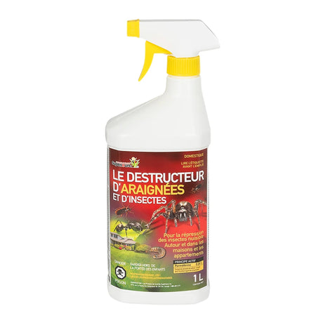 Destructeur d'araignées et d'insectes 1L