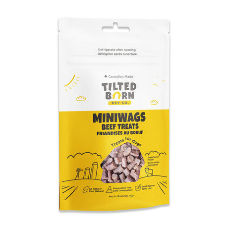 Tilted Barn Mini Gâteries pour chiens au boeuf 100g