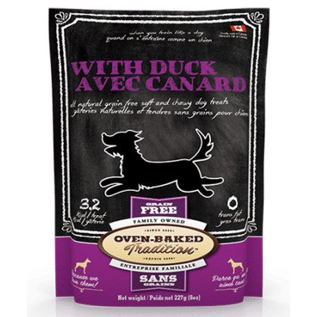 Gâteries tendres pour chien Oven-Baked au canard
