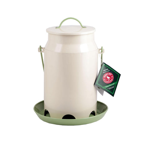Mangeoire pour oiseaux bidon de lait