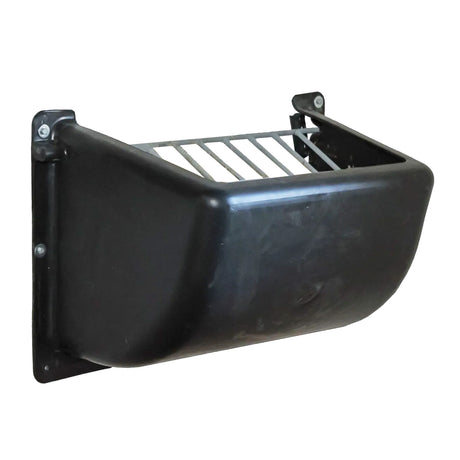 Mangeoire à foin murale pour chevaux avec grille anti-gaspillage 140L