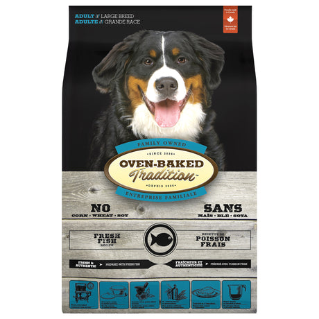 OBT nourriture sèche poisson pour chiens grandes races | 25lbs
