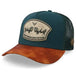 Casquette Ranch & Corral Bison sarcelle