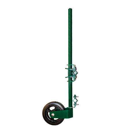Roue ajustable pour barrière agricole