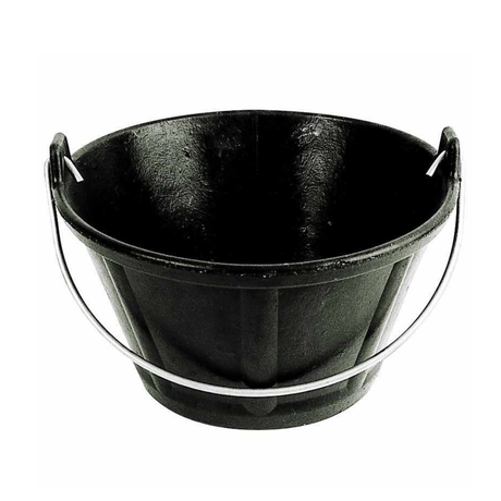 Seau en caoutchouc 6.5gal