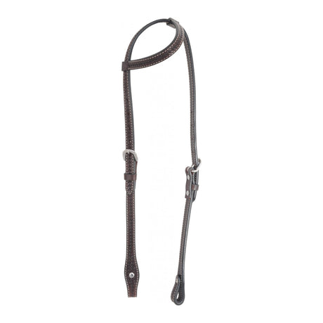 Headstall avec oreille - Dark brown