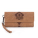 Wrangler portefeuille wristlet Aztec | Brun