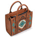 Wrangler sac tote crossbody Aztec | Brun et turquoise