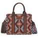 Wrangler sac tote crossbody Aztec | Coffee