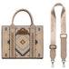 Wrangler sac tote crossbody Aztec | Beige