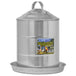 Abreuvoir en métal galvanisé pour volailles 3 gal