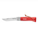 OPINEL Couteau de poche N°08 Baroudeur Rouge