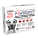 Traitement anti-puces POWERSPOT pour chien | 30lbs et +