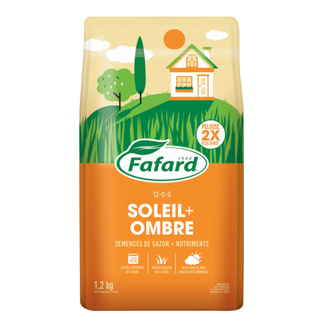 Semences gazon Soleil+Ombre Fafard 1.2kg