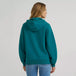 Hoodie Wrangler bold logo Turquoise - S