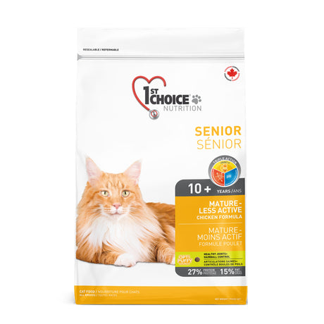 1st Choice moins actif pour chat sénior - Poulet 5.44kg