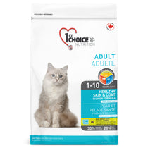 1st Choice nourriture sèche Peau et Pelage saumon pour chats | 2.72kg
