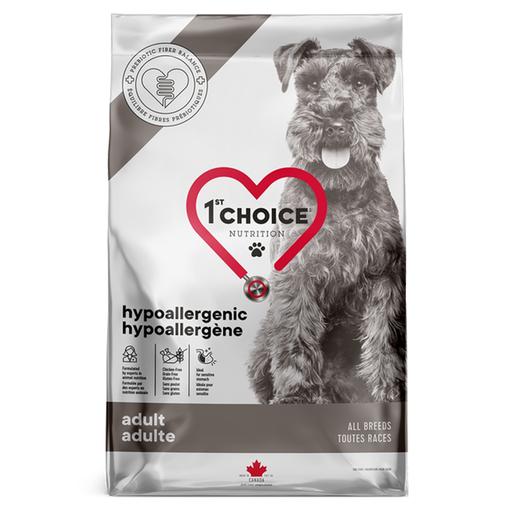 1st choice nourriture sèche hypoallergène canard - Gastronome Animal ...