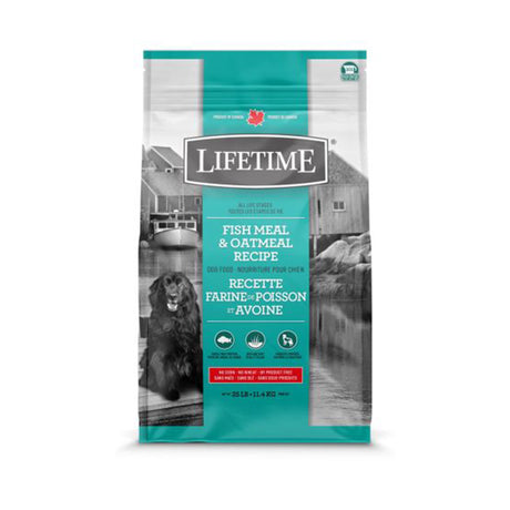 Lifetime Nourriture Pour Chien, Poisson/avoine 11.4 Kg