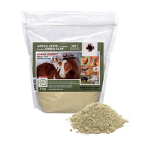 Argile verte en poudre - Usage interne 2kg