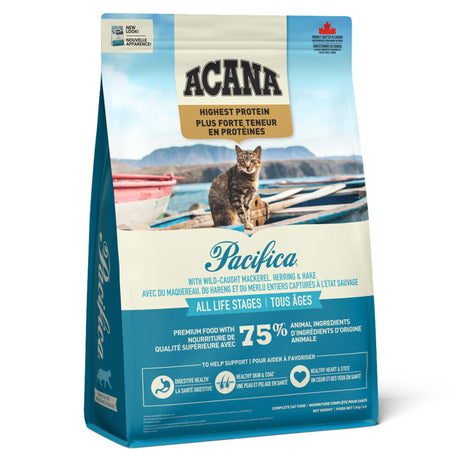Acana nourriture sèche Pacifica +protéines pour chats | 4.5kg