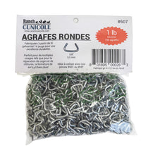 Agrafes rondes 3/8"