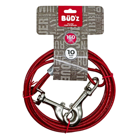 Câble d'attache de 10pi pour chien ≤ 160lb