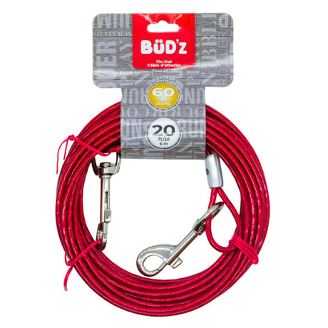 Câble d'attache de 20pi pour chien ≤ 60lb
