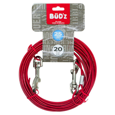 Câble d'attache de 20pi pour chien ≤ 25lb