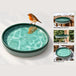Bain chauffant abreuvoir pour oiseaux sauvages