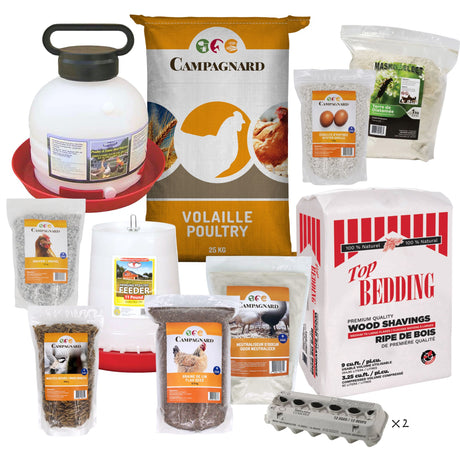 #2 Kit de départ pour poules pondeuses | Le COMPLET