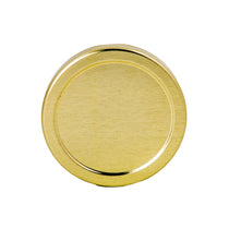 Couvercle de métal doré 48mm
