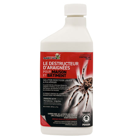 Destructeur d'araignées et d'insectes - Formule concentrée 500ml