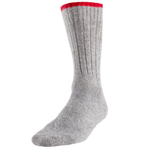 Bas de laine Duray Robuste Gris-Rouge | Large