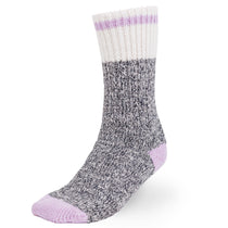 Bas de laine Duray Camping marbré Gris-Lilas | Médium