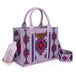 Wrangler sac tote crossbody Aztec | Mauve