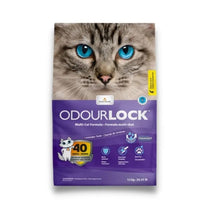 Litière agglomérante Odourlock pour chat - Lavande 12kg