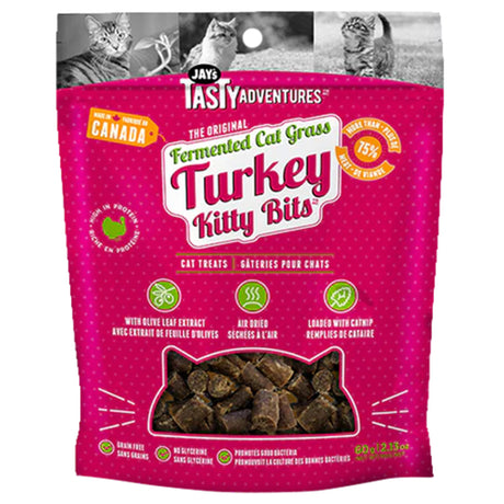 Jay's Kitty Bits gâteries fermentées pour chats à la dinde
