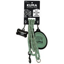 Laisse pour chien Kuma 3-en-1 Sauge