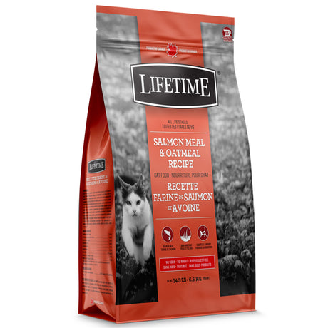 Lifetime nourriture sèche saumon & avoine pour chats | 2.27kg