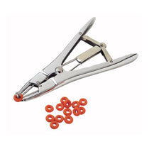 Pince pour pose anneaux de gomme