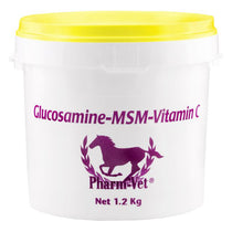 Supplément de glucosamine+MSM+Vit C Pharm-Vet 1.2kg