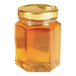 Pot hexagonal en verre 190 ml (12/pqt)