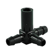 Raccord T bouchon santé MaxFlow 5/16 po en plastique