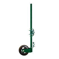 Roue ajustable pour barrière agricole