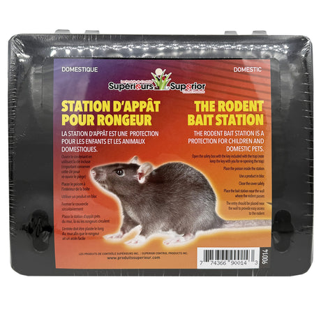 Station d'appâts à souris sécuritaire pour les enfants et animaux domestiques